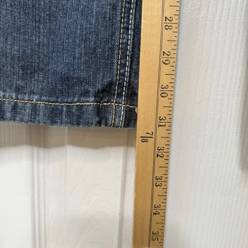 Vtg Southpole Baggy Jeans 38 Y2K Embroidered Tribal Urban Hip Hop Skater Denim